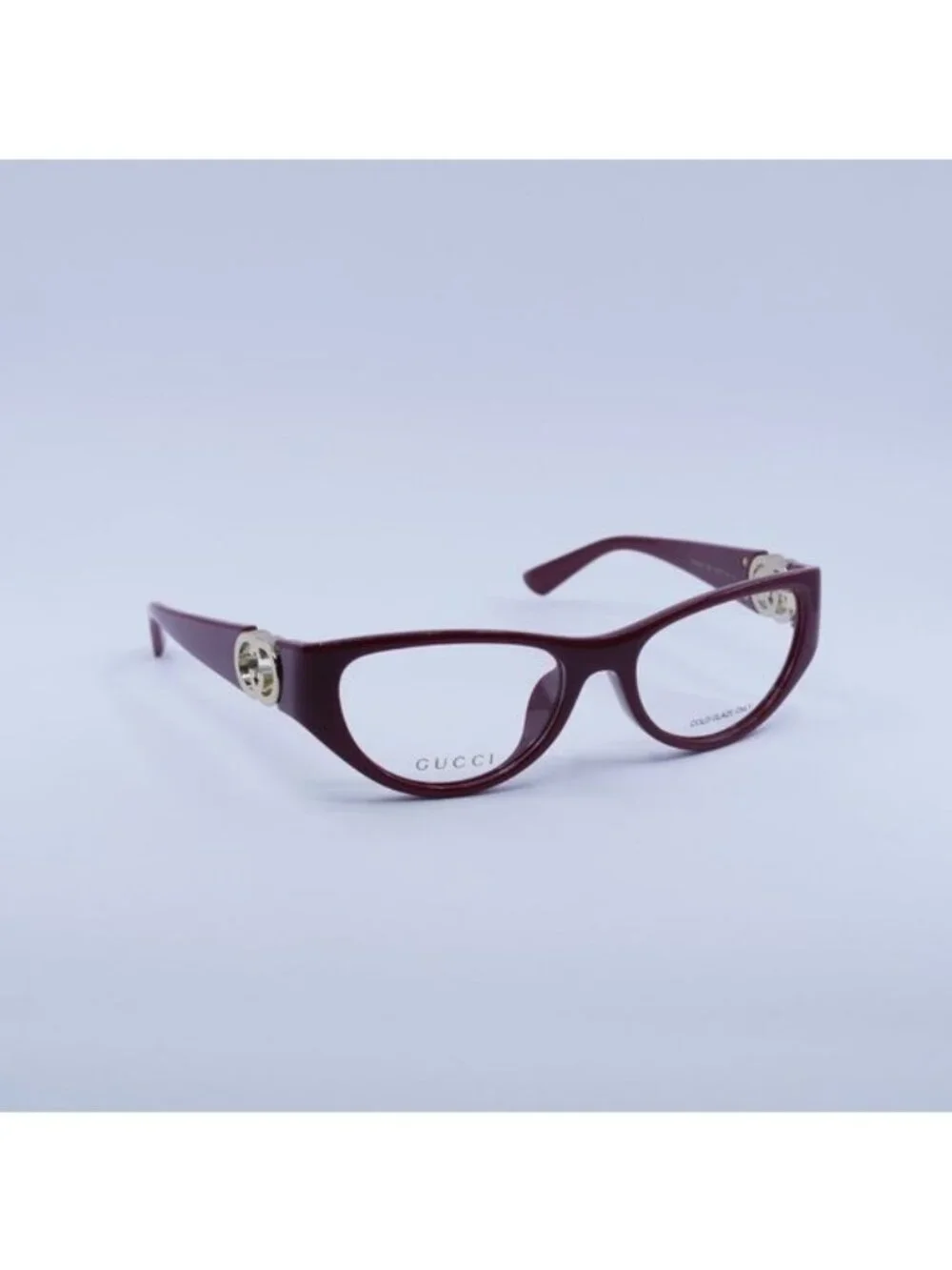 Gucci GG1825O 003 Eyeglasses Bordeaux 54mm Cat Eye Frame